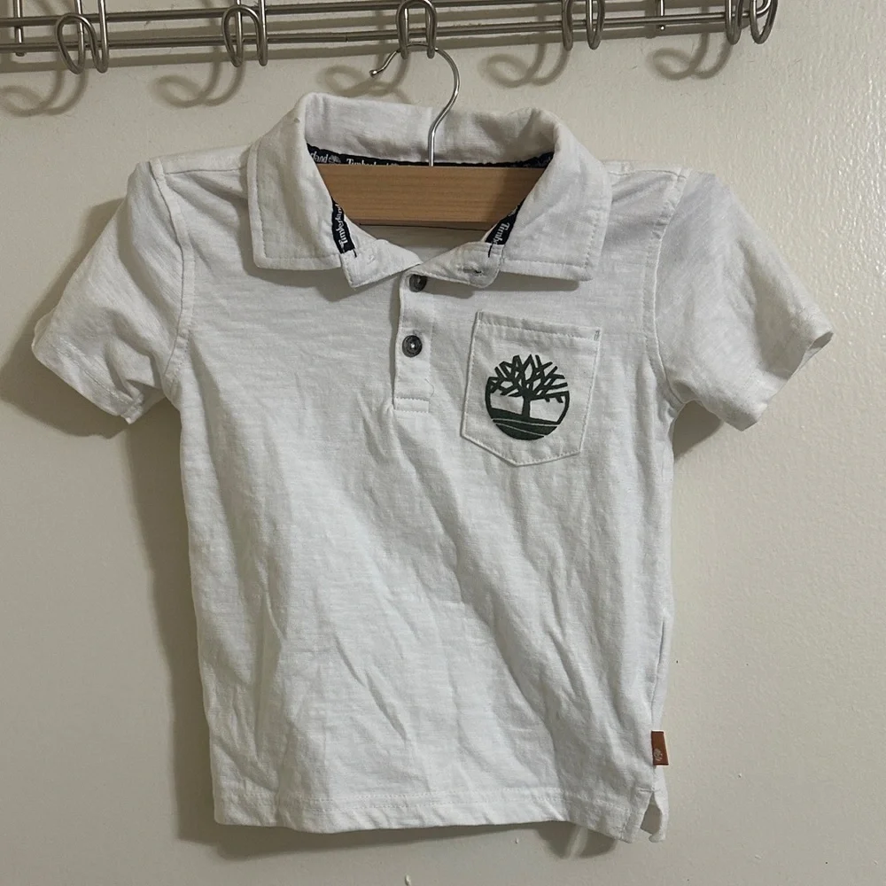 EUC Timberland Short Sleeve Logo‎ Polo 3T